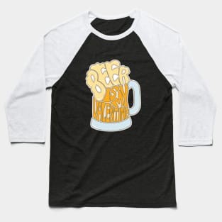 Beer is My Valentine Baseball T-Shirt
